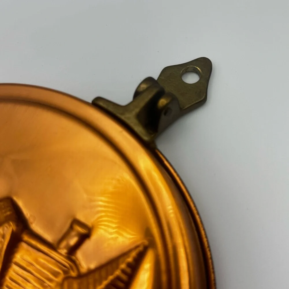 Vintage Copper & Brass Victorian House Wall Hanging Hidden Key Holder - Picture 6 of 13